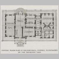 Mallows, Dalham Hall, ground floor plan, The Studio, vol.44, 1908, p.182.jpg